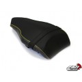 LUIMOTO Team Italia Suede Passenger Seat Cover for the DUCATI 1198 / 1098 / 848 / Evo